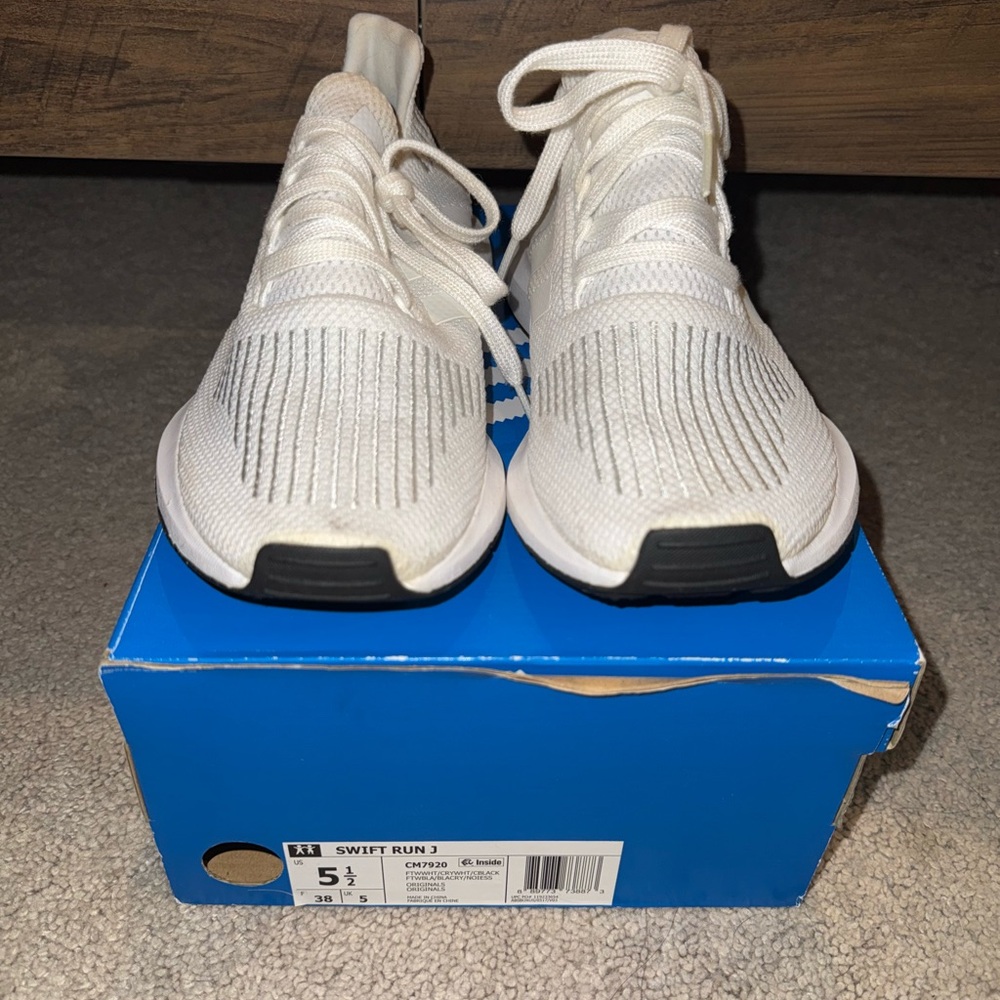 adidas White Athletic Shoes